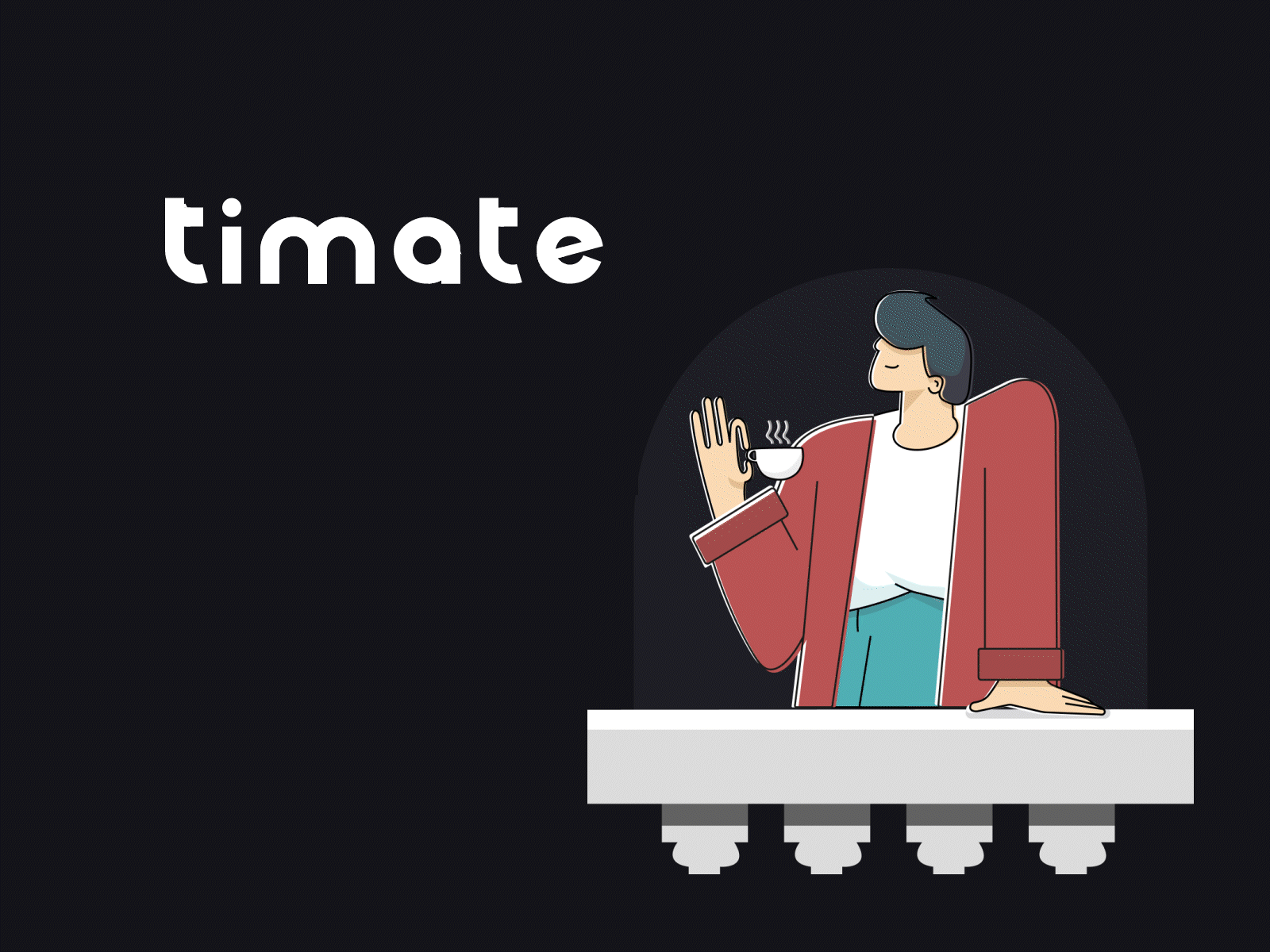 Animated logo for timate