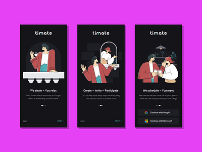 Onboarding app illustration onboarding ui