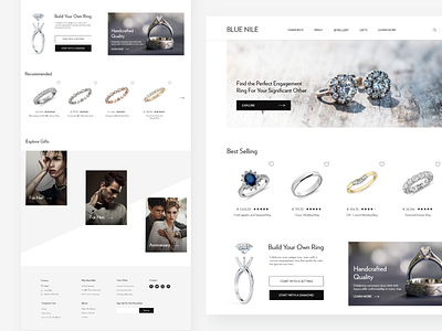 Blue Nile Website Redesign