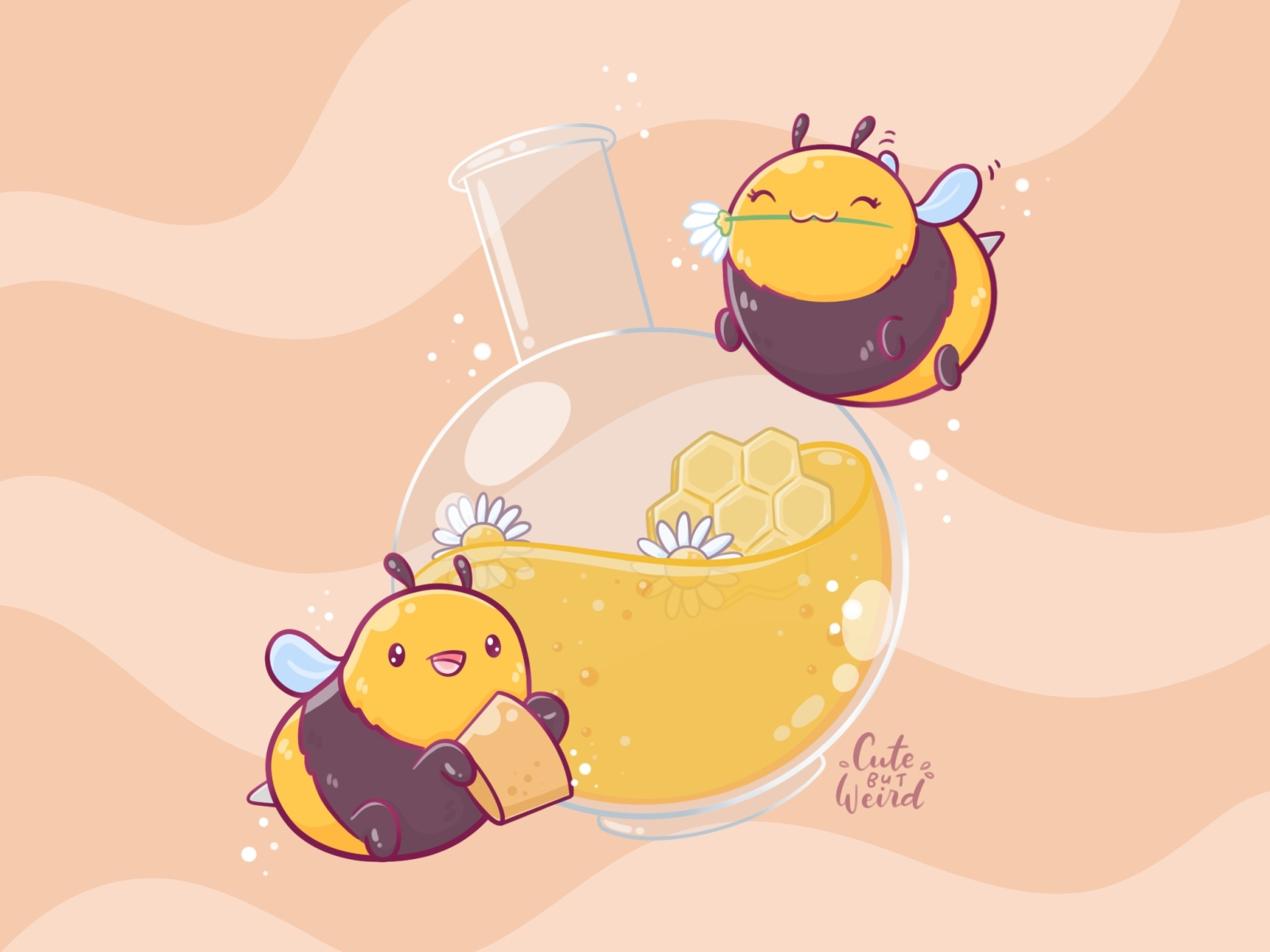 Honey Elixir by CuteButWeird on Dribbble