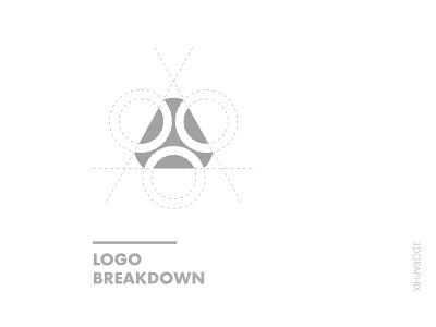 3DGRAPHIX Logo Breakdown brand identity branding breakdown direction info design infographic logodesign logotype project management simple simple logo t shirt triangle