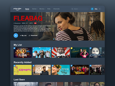 Amazon Prime Video's Redesign amazon prime video movies redesign series streaming ui ux ux research ux strategy