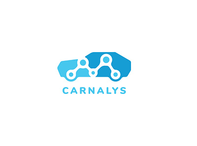 Car analytics Logo analytics blue car logo redesign repair statistics system tech