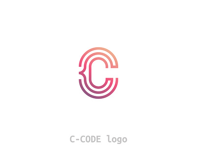 Letter C for Coding -Logo Design app c code code source coding developer letter c programmer programming