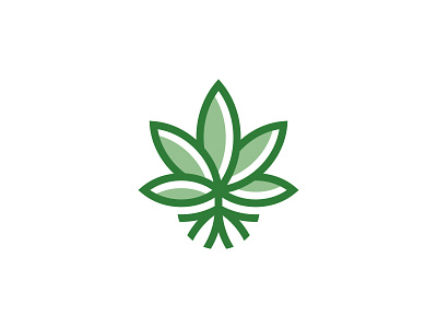 Cannabis Plant Logo cannabis cannabis logo eco green leaf logo template nature plant