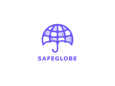 Safe Globe- Umbrella Logo