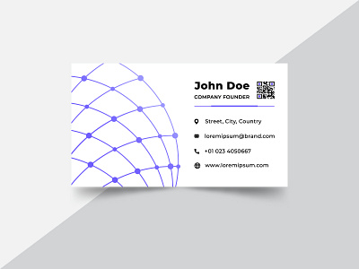 Network and Technology Business card @3ab2ou