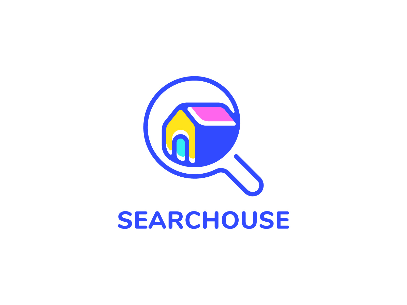 Search House Logo by 3ab2ou on Dribbble