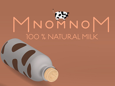 MonmnoM The chocolate milk animation art branding design flat illustration illustrator minimal ui vector