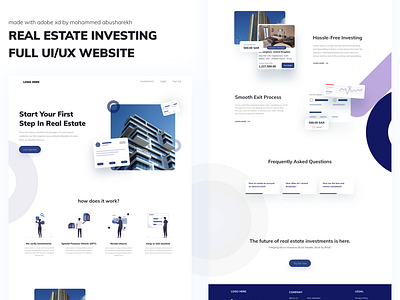 Real Estate Investing Full Ui/Ux Website