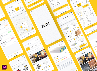 BLDT app design ui ux