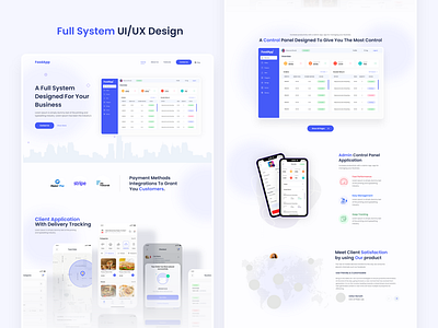 A Full System Designed For Your Business app design ui ux website