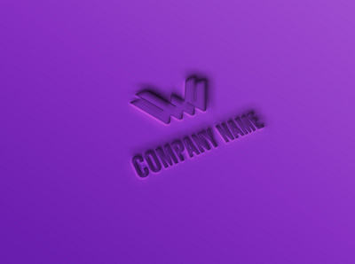 letter W branding corel draw design graphic design logo