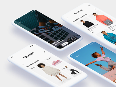 Fashion Mobile App clothes clothing clothing design fashion fashion brand fashion design minimal online shop online store outfit shop shopping store style stylist ui ui design uidesign wear women fashion