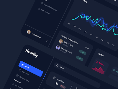 🩺 Healthy | Clinical Trial & Health Tracker Dashboard