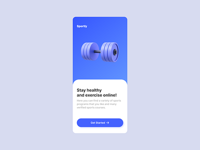 Sportly | Fitness App activity activity app app exercise fitness fitness app football gym health healthy minimal sport sport app sport ui sportly tracker trainer ui wellness workout