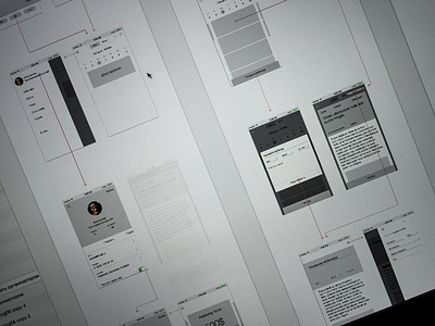 UX in progress app mobile user stories ux wireframes