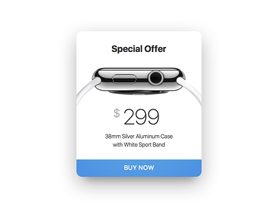Special Offer 036 36 apple dailyui special offer watch