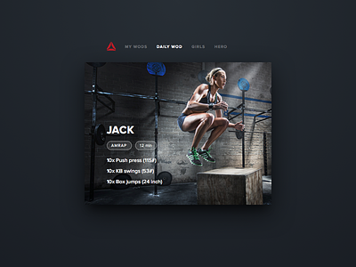 Workout of the Day 062 62 crossfit dailyui wod workout workout of the day