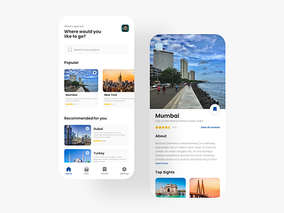 Travel app design concept inspired by @uiux.creator 💥 adobexd app design travel app travel app design ui ui ux ui design uidesign uiinspiration uiux uiuxinspiration userinterface userinterfacedesign ux