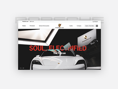 Porsche Website Redesign