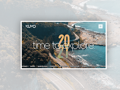 Time To Explore | Kuyo Travel Web Concept
