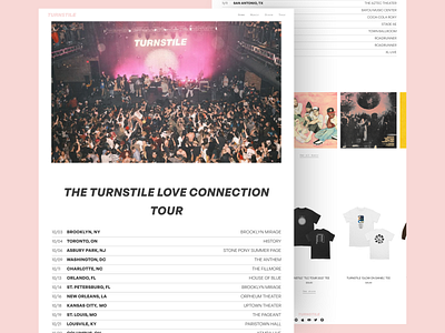 Exploration - Redesign TURNSTILE Website Landing Page