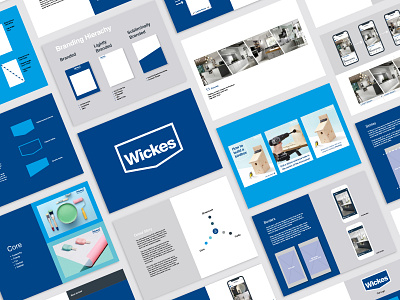 Wickes Social Media Visual Identity branding business content covid covid19 graphic design rebrand social media social media templates visual identity
