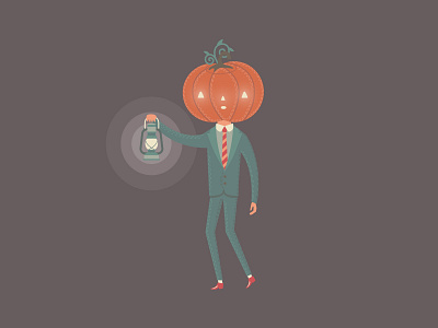 Jack O'Lantern character design cute design dribbbleweeklywarmup fun halloween happy halloween illustration jack o lantern nature pumpkin spooky spooky season