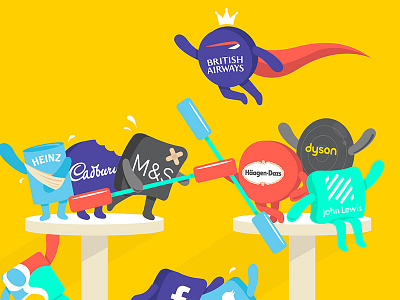 Superbrands 2015 advertising brand bright color colour cute editorial fun funny illustration marketing superbrands