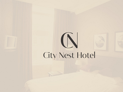 City Nest Hotel logo vector branding design graphic design hotel logo logo minimalist logo typography vector
