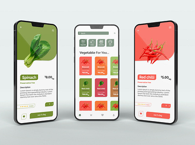 Food Delivery Mobile App UI Kit Template mobile app ui ux