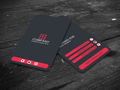 Simple business card design । print ready file business card card id card vector visiting card design