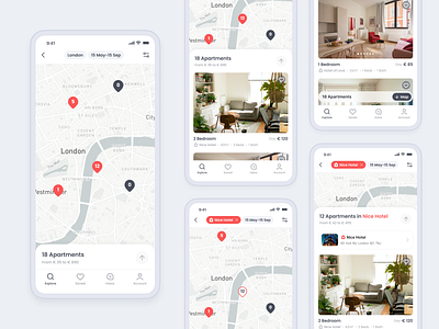 Hotel Rent App Concept