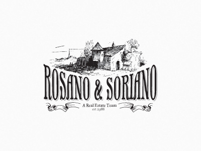 Rs Logo logo ribbon rustic vintage
