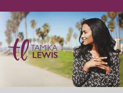 Tamika Lewis logo branding design logo typography vector