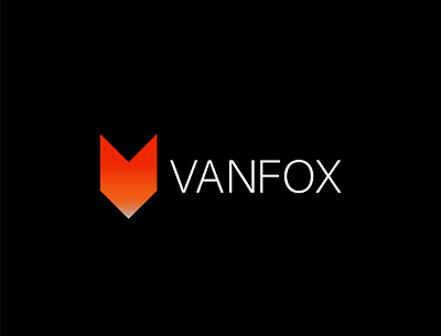 vanfox logo design branding concept design fox graphic design illustator letter v lettermark logo logodesign logomaker mark minimal motion graphics photoshop ui vector visual identity wordmark