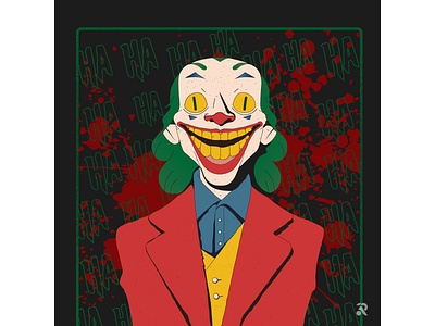 Joker creative art design digital art dribbble flat graphic design illustration illustration art illustrator joker vector visual art