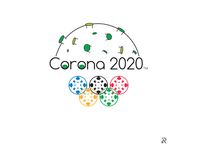 Corona 2020 corona creative art design digital art dribbble flat graphic design illustration illustration art illustrator olympics vector visual art