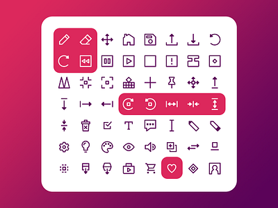 Boxel 3D Icon Kit adobexd game icons iconset