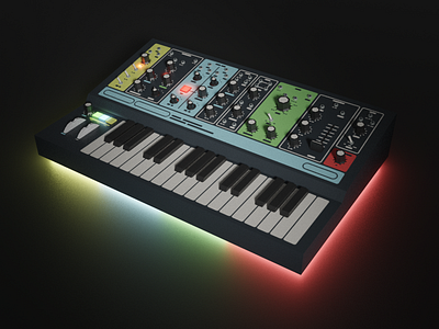 Moog Grandmother 3D