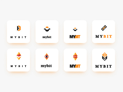 MyBit Cryptocurrency Logo Design cryptocurrency design logo my bit