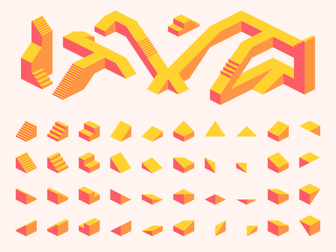 Isometric Tile Kit By Jacob Debenedetto On Dribbble