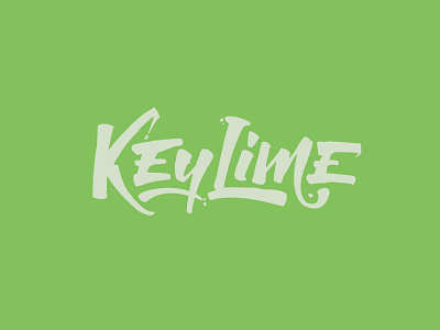 KeyLime lettering branding calligraphy design hand lettering handlettering ink lettering letters logo typography