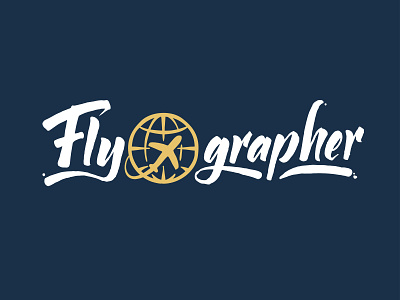 Flyographer Hand Lettering Logo branding calligraphy hand lettering handlettering ink lettering letters logo logotype typography