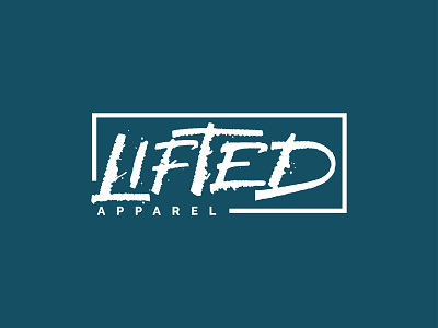 Lifted Apparel Calligraphy Logo branding calligraphy hand lettering handlettering ink lettering letters logo typography vector