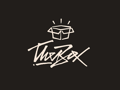 The Box - Handwritten logo branding calligraphy hand lettering handlettering handwriting handwritten ink lettering logo logotype typography