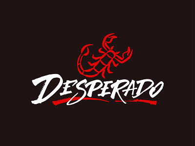 Desperado Handlettering Logo branding calligraphy hand lettering handlettering handwritten lettering letters logo logotype typography