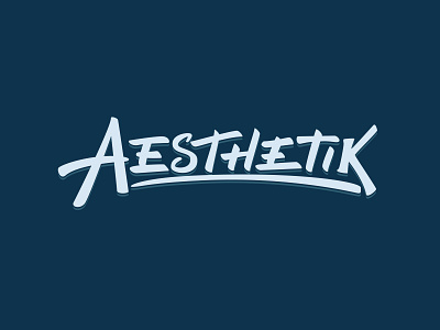 Aesthetik Handlettering