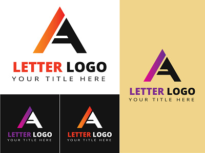 Capital A Letter Logo design a a logo a symbol icon illustration letter letter a logo logo design logotype logotypes mark monogram ribbon logo symbol triangle logo typography vector